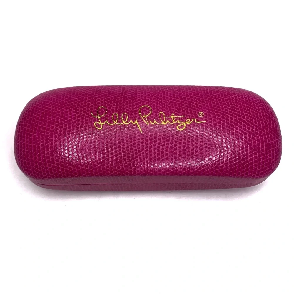 Lilly Pulitzer Eye Glasses Sunglasses Hard Case Pink